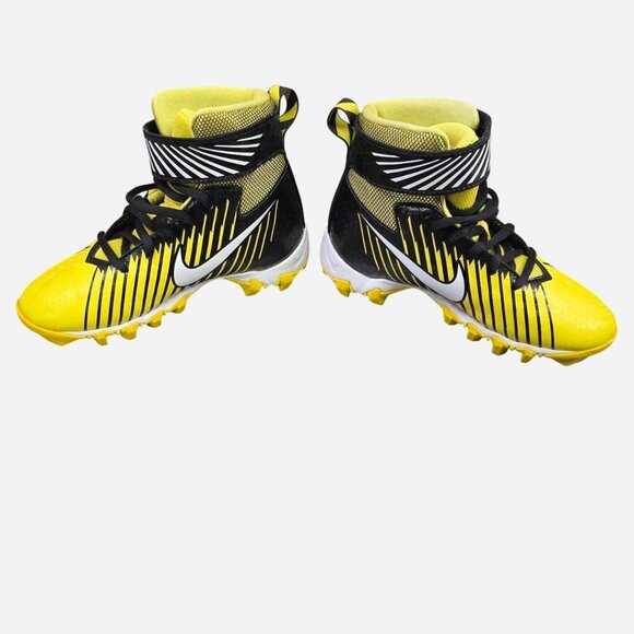 Nike Youth Strike Shark BG Yellow Football Cleats, Size: 12C - Picture 4 of 7
